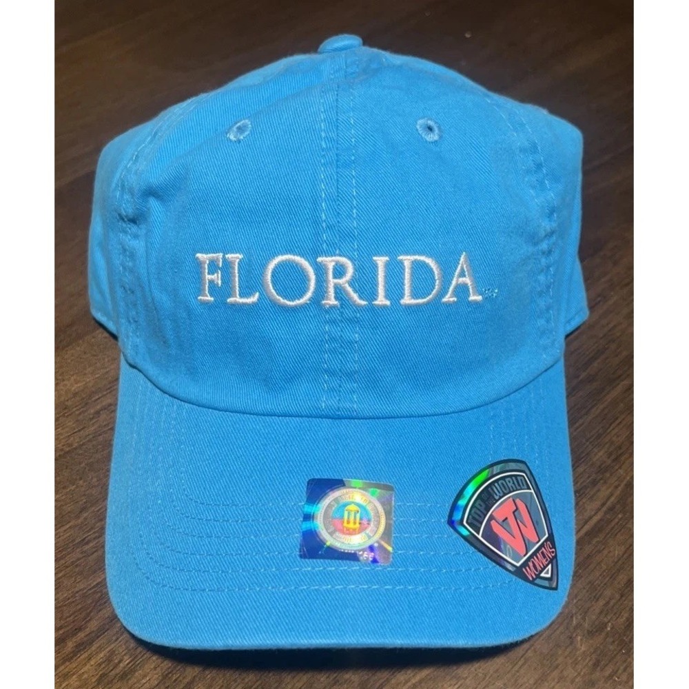 Florida Gators Hat Top Of The World TOW Women Blue Seaside Adjustable Cap
